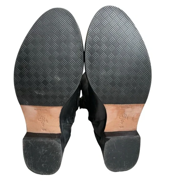 Cole Haan Black and Gray Lace Up Boots - Picture 7 of 9